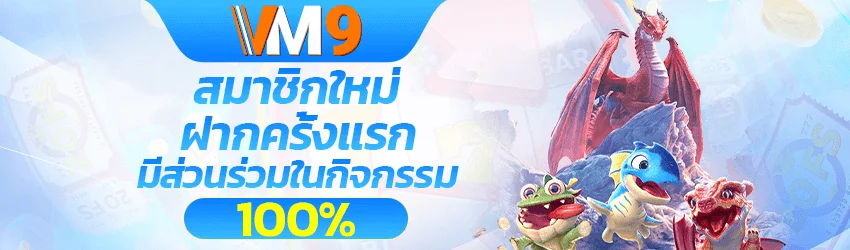 VM9 สล็อต คาสิโน บอล หวย ครบใน VM9APP3